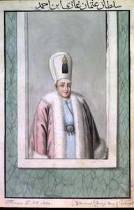 Othman (Osman) II (1603-22) Sułtan 1618-22, z „Seria portretów cesarzy Turcji”, 1808